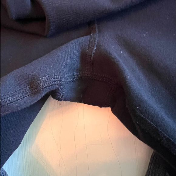 ALO Women's Yoga Goddess Ribbed Gray Black High Waisted Leggings Size S - Picture 9 of 12